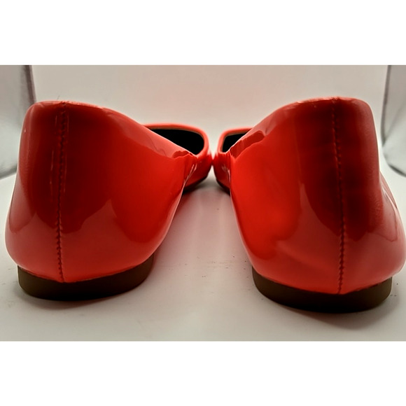 Ibiza Coral Pointed Toe Slip On Steve Madden Flats Size 6.5M Patent Leather EUC - Picture 7 of 8